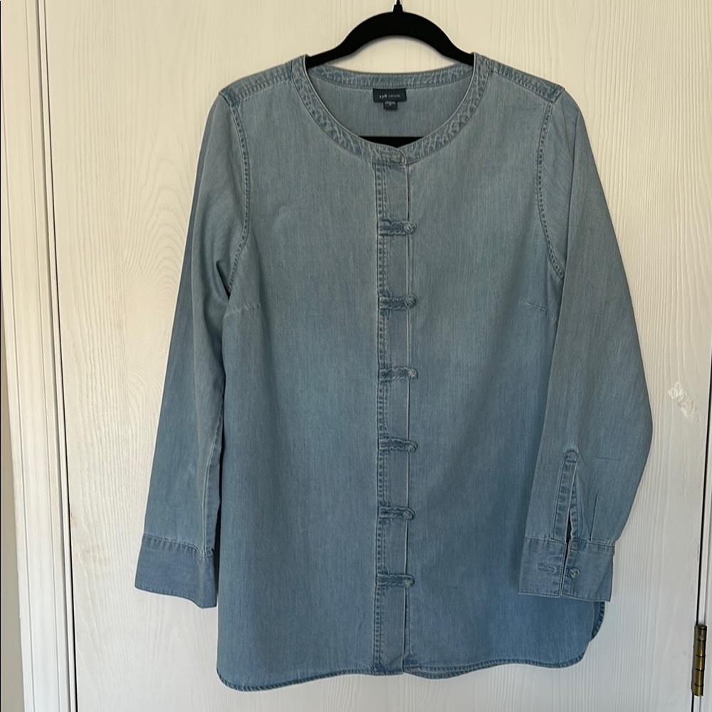 Women's Blue Denim Blouse J.Jill